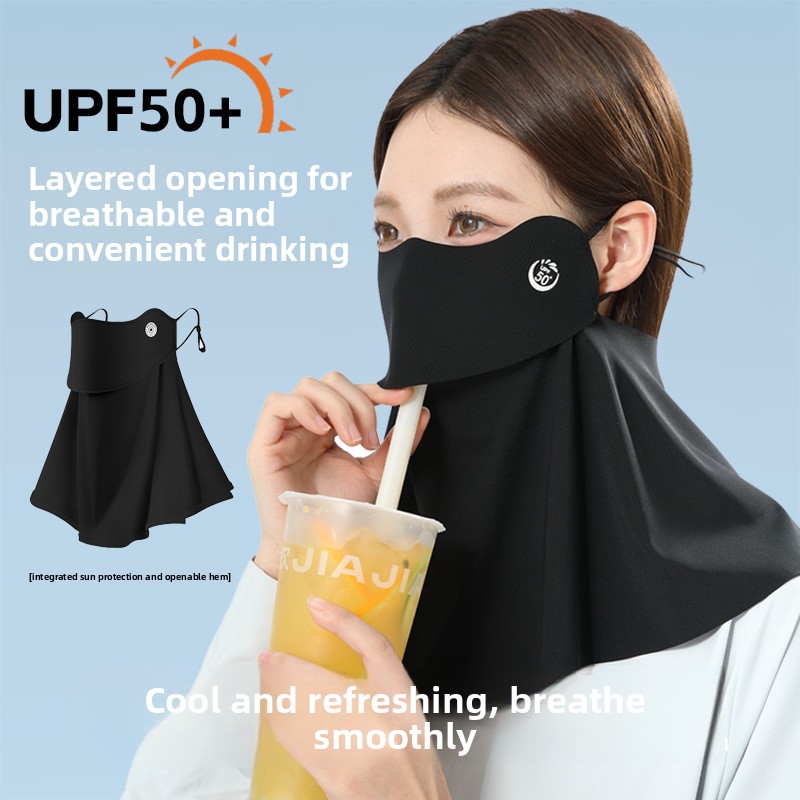 Golf Equipment Women - Trinkwasser, Nackenschutz, Sonnenschutz, Eisseidenmaske, spurlos, UV-Schutz,