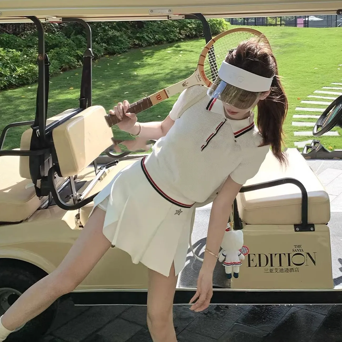 Sommer Damen Tennis Serie Waff – Golf Equipment Women Bewertung und Preis