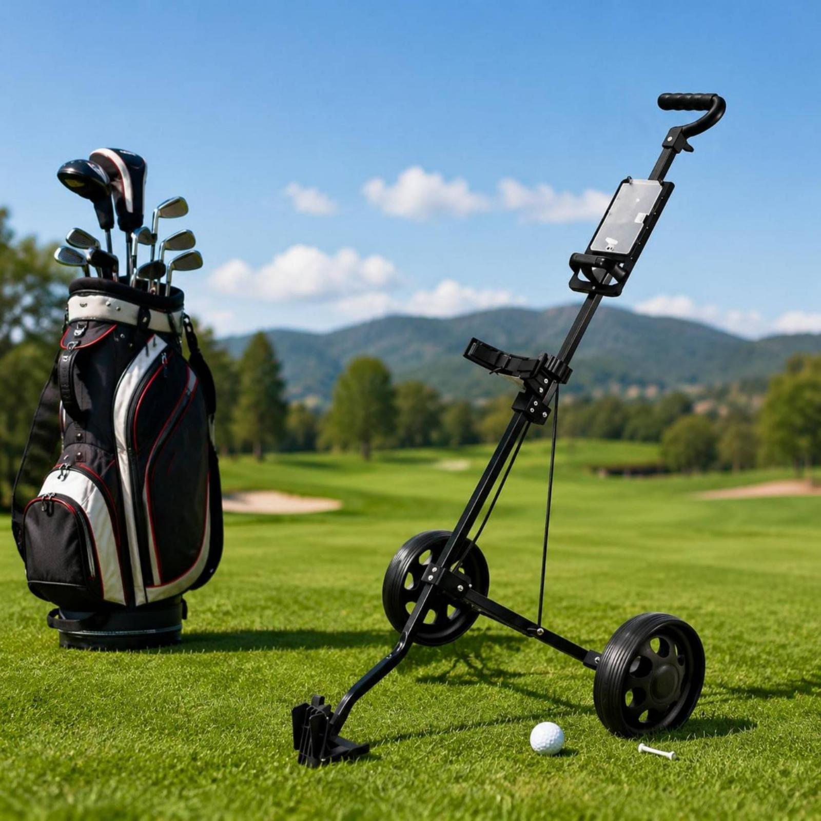 Faltbarer Zweirad-Golfausrüstu – Practice Equipment For Golf Bewertung und Preis