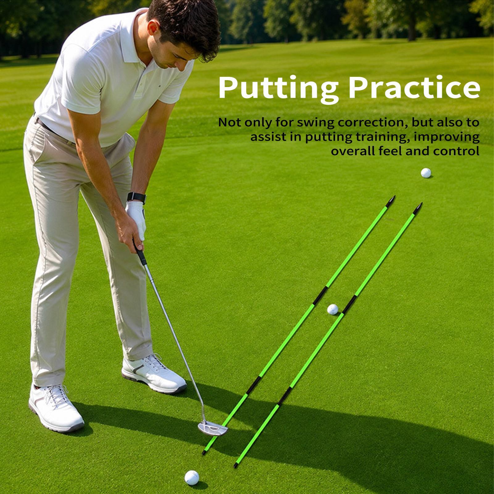 Golf-Ausrichtungsstäbe zum Put – Practice Equipment For Golf Bewertung und Preis